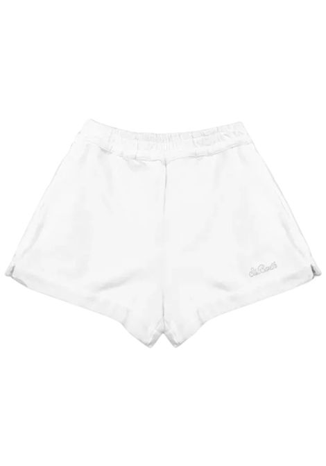 White cotton shorts for girls MC2 SAINT BARTH | CATEBIANCO
